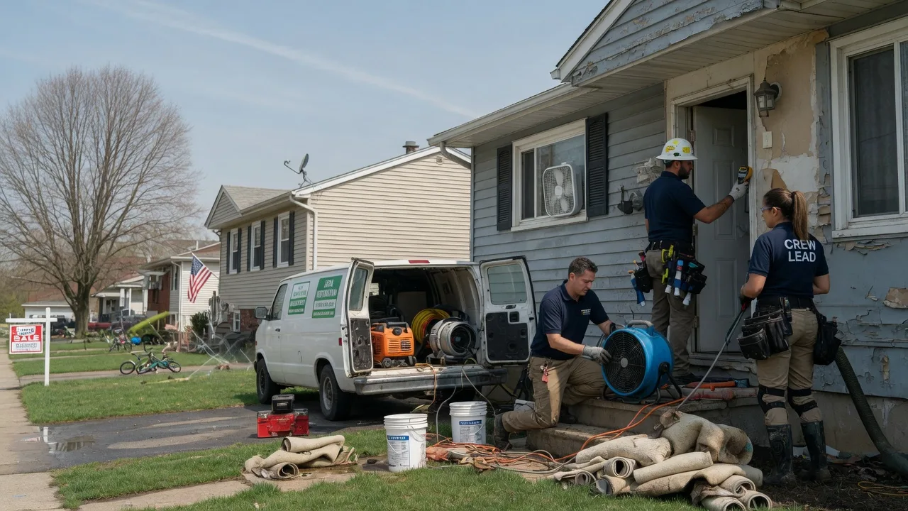 Flood Cleanup in Pleasant Lake, IN near me